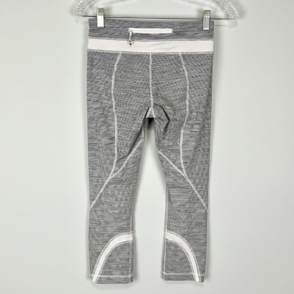 Lululemon Run Inspire Crop II Leggings Wee Are From Space White Combo Fossil 4 - Picture 5 of 11